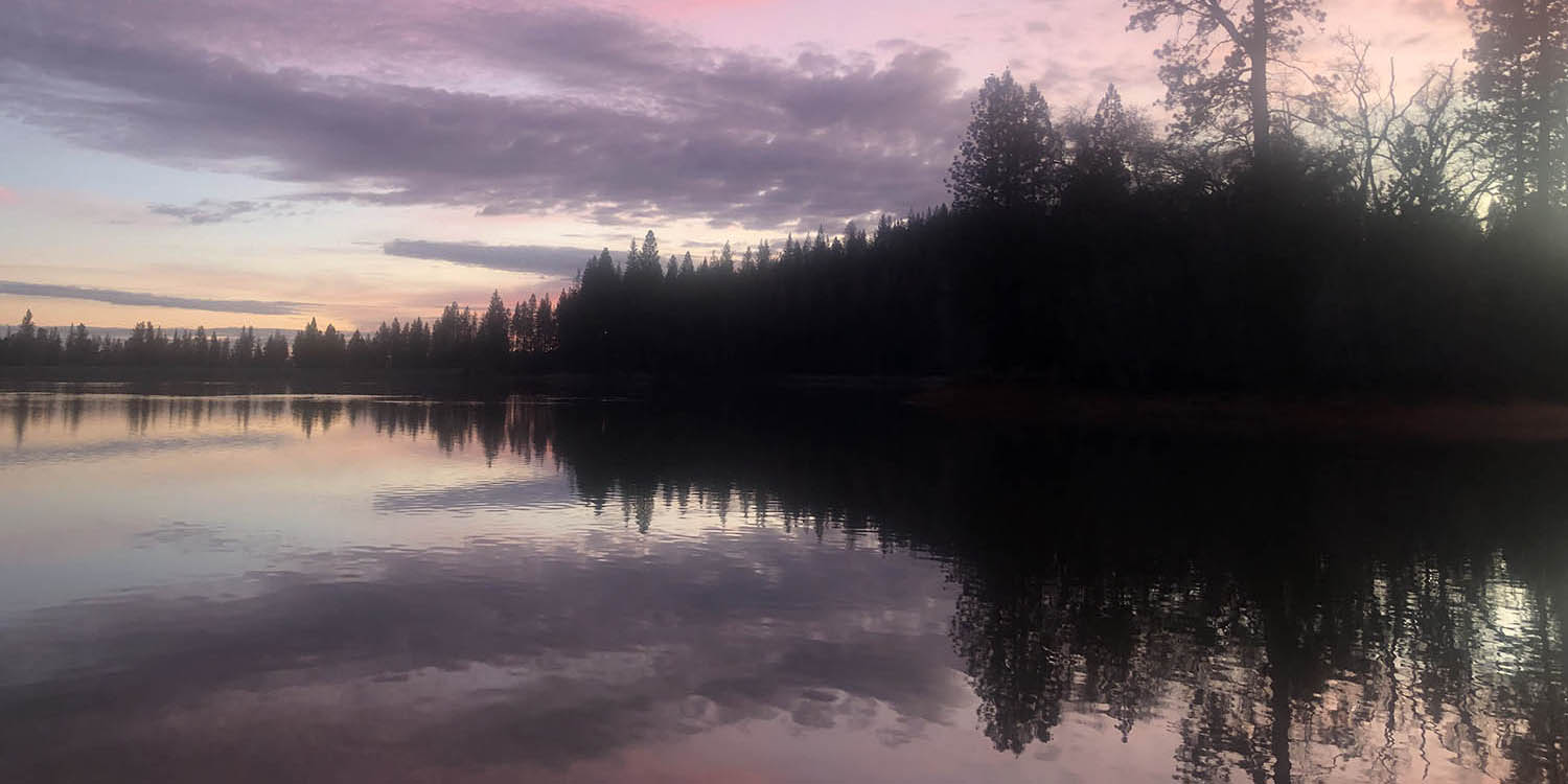 Lake Francis at dawn